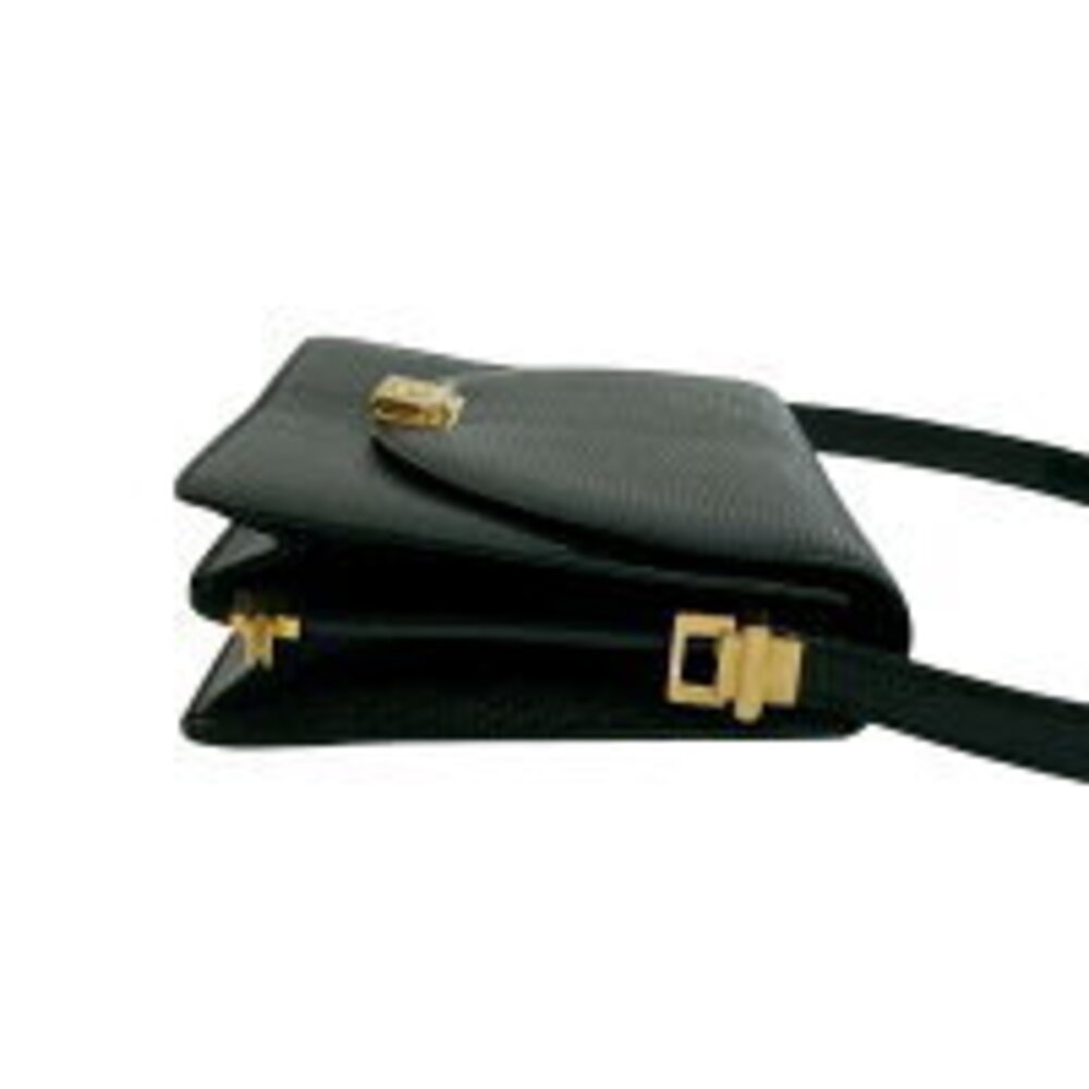 Celine Triomphe logo leather Shoulder Bag 2way black - Picture 6 of 9